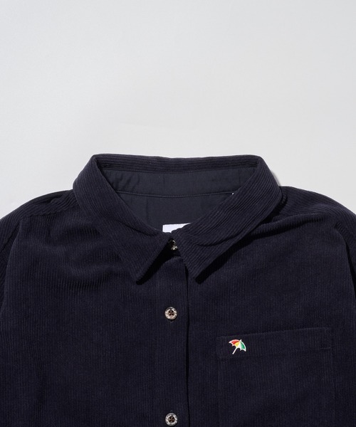 Arnold Palmer（アーノルドパーマー）の「コーデュロイ シャツワンピース（シャツワンピース・レディース・ネイビー/ダークベージュ/ブラウン・S/L/M）」の9枚目の写真