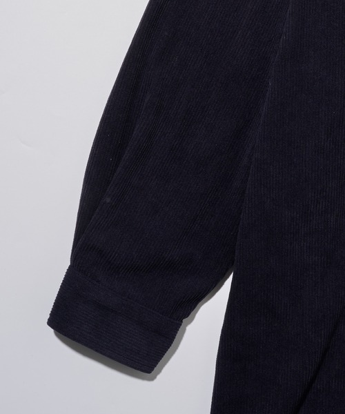 Arnold Palmer（アーノルドパーマー）の「コーデュロイ シャツワンピース（シャツワンピース・レディース・ネイビー/ダークベージュ/ブラウン・S/L/M）」の5枚目の写真