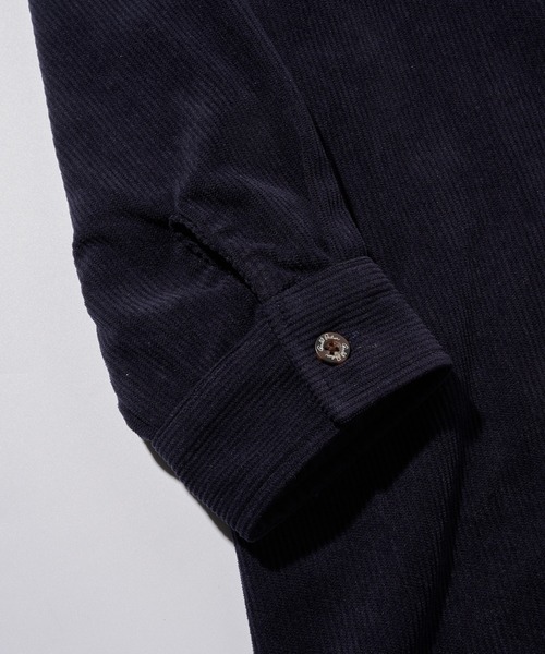 Arnold Palmer（アーノルドパーマー）の「コーデュロイ シャツワンピース（シャツワンピース・レディース・ネイビー/ダークベージュ/ブラウン・S/L/M）」の6枚目の写真