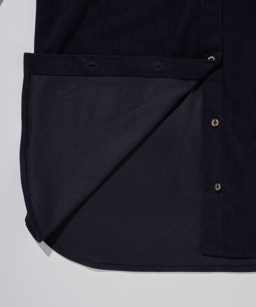 Arnold Palmer（アーノルドパーマー）の「コーデュロイ シャツワンピース（シャツワンピース・レディース・ネイビー/ダークベージュ/ブラウン・S/L/M）」の4枚目の写真