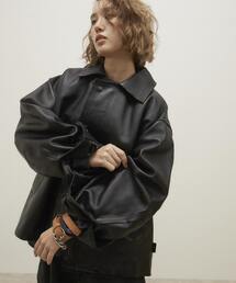 CONVERSE TOKYO（コンバーストウキョウ）の「レザーブルゾン【CONVERSEコラボ】（ブルゾン）」