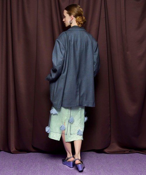 MAISON SPECIAL(メゾンスペシャル)の「Sheer Floral Layered Skirt/シアーフラワーレイヤードスカート(スカート・レディース・ブラウン/ベージュ/グレー・38/36)」の13枚目の写真