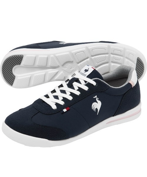 le coq sportif(ルコックスポルティフ)の「ルコックスポルティフ/LCS フルール 消臭/軽量スニーカー LU6SSN13LZ(スニーカー・レディース・ネイビー系2/ホワイト×ブルー/グレー系6・23.5cm/23.0cm/25.0cm/24.5cm/24.0cm/22.5cm)」の3枚目の写真