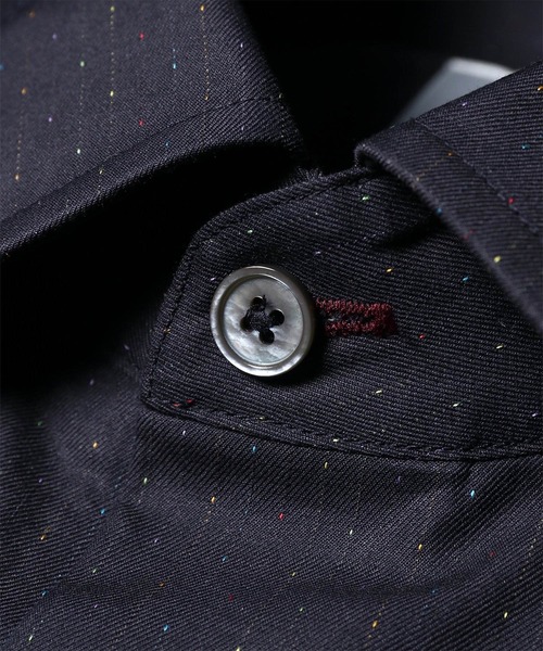 Paul Smith(ポールスミス)の「マルチピンドット ドレスシャツ / 163207 801PRX(ビジネスシャツ・メンズ・ネイビー/ホワイト・SMALL/MEDIUM/LARGE/X-LARGE)」の5枚目の写真