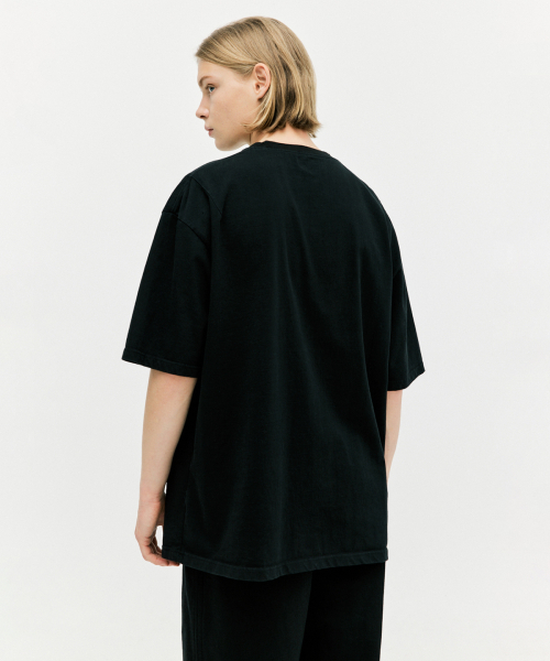 D.PRIQUE(ディープリーク)の「クラシックコットンTシャツ - ブラック(Tシャツ/カットソー・メンズ・その他・MEDIUM/LARGE)」の8枚目の写真