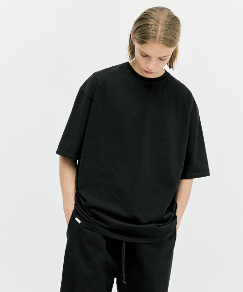 D.PRIQUE(ディープリーク)の「クラシックコットンTシャツ - ブラック(Tシャツ/カットソー・メンズ・その他・MEDIUM/LARGE)」の7枚目の写真