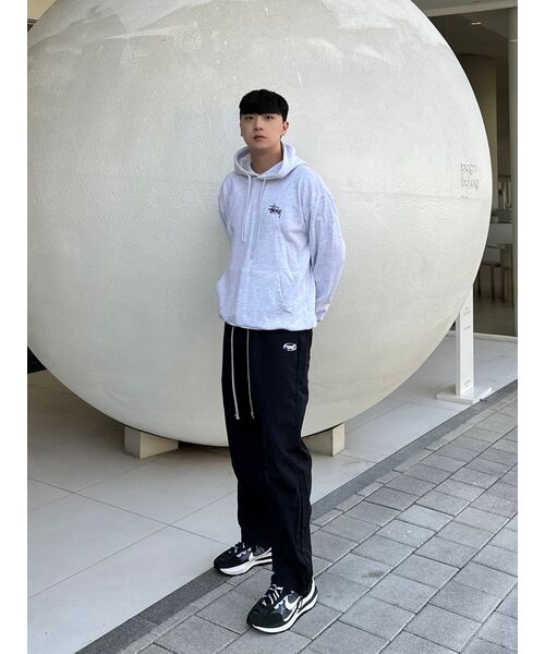 PEACEOFMIND(ピースオブマインド)の「ロゴナイロンワイドトラックパンツ(ブラック)(スウェットパンツ・メンズ・その他・LARGE/MEDIUM/X-LARGE)」の17枚目の写真