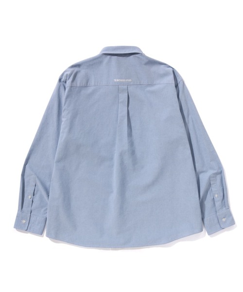 A BATHING APE(アベイシングエイプ)の「ONE POINT CORDURA OXFORD SHIRT(シャツ/ブラウス・メンズ・ホワイト/サックスブルー/グレー・XX-LARGE/MEDIUM/X-LARGE/LARGE)」の6枚目の写真