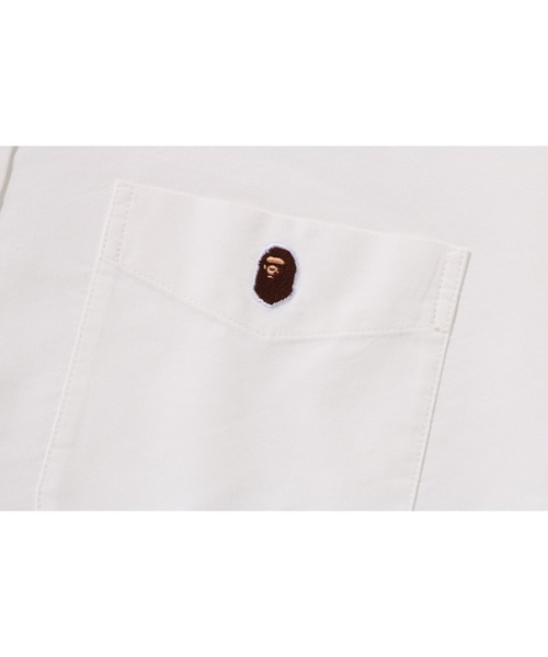 A BATHING APE(アベイシングエイプ)の「ONE POINT CORDURA OXFORD SHIRT(シャツ/ブラウス・メンズ・ホワイト/サックスブルー/グレー・XX-LARGE/MEDIUM/X-LARGE/LARGE)」の7枚目の写真
