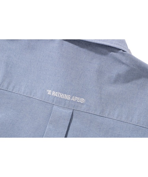 A BATHING APE(アベイシングエイプ)の「ONE POINT CORDURA OXFORD SHIRT(シャツ/ブラウス・メンズ・ホワイト/サックスブルー/グレー・XX-LARGE/MEDIUM/X-LARGE/LARGE)」の15枚目の写真