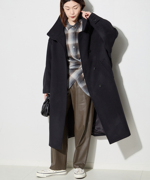 journal standard L'essage(ジャーナルスタンダードレサージュ)の「DEVEAUX/レーヨン チェックシャツ(シャツ/ブラウス・レディース・ピンク・FREE)」の2枚目の写真