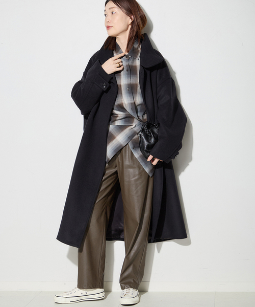 journal standard L'essage(ジャーナルスタンダードレサージュ)の「DEVEAUX/レーヨン チェックシャツ(シャツ/ブラウス・レディース・ピンク・FREE)」の3枚目の写真