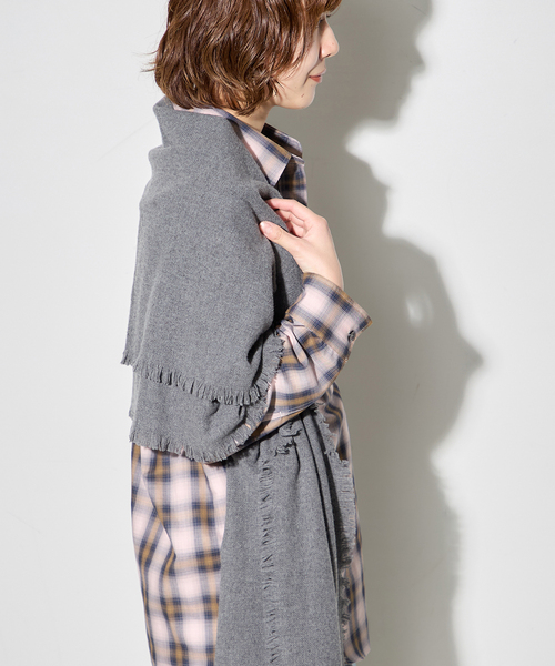 journal standard L'essage(ジャーナルスタンダードレサージュ)の「DEVEAUX/レーヨン チェックシャツ(シャツ/ブラウス・レディース・ピンク・FREE)」の10枚目の写真