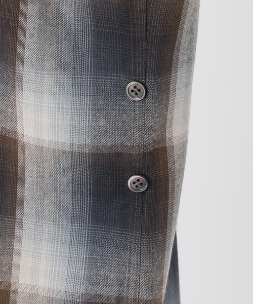 journal standard L'essage(ジャーナルスタンダードレサージュ)の「DEVEAUX/レーヨン チェックシャツ(シャツ/ブラウス・レディース・ピンク・FREE)」の19枚目の写真