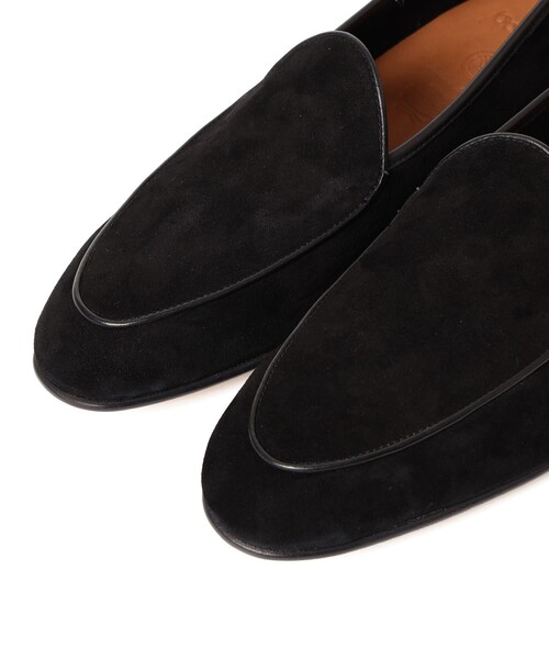 POLPETTA(ポルペッタ)の「【別注】POLPETTA / PASSO スエード ローファー(ドレスシューズ・メンズ・ブラック/ダークブラウン・40/39.5/39/38.5/42/41.5/41/40.5)」の3枚目の写真