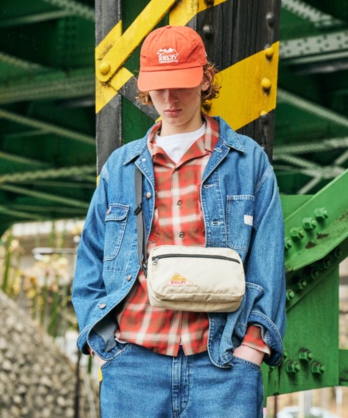 GO OUT掲載モデル【KELTY】ES RECTANGLE ZIP SHOULDER S ミニ