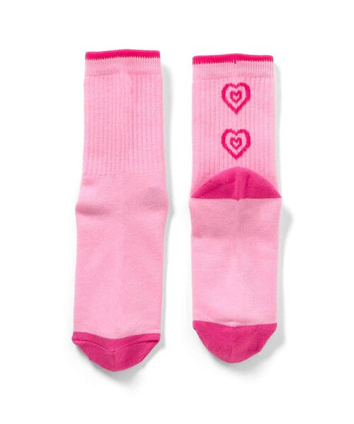 BREEZE（ブリーズ）の「GIRLSモチーフソックス（ソックス/靴下・キッズ・オレンジ/ライム/ブラック/ピンク・15 /18/21）」の4枚目の写真