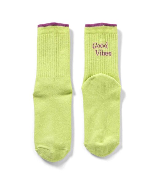 BREEZE（ブリーズ）の「GIRLSモチーフソックス（ソックス/靴下・キッズ・オレンジ/ライム/ブラック/ピンク・15 /18/21）」の3枚目の写真