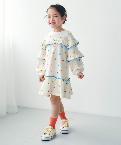 BREEZE（ブリーズ）の「GIRLSモチーフソックス（ソックス/靴下・キッズ・オレンジ/ライム/ブラック/ピンク・15 /18/21）」の11枚目の写真