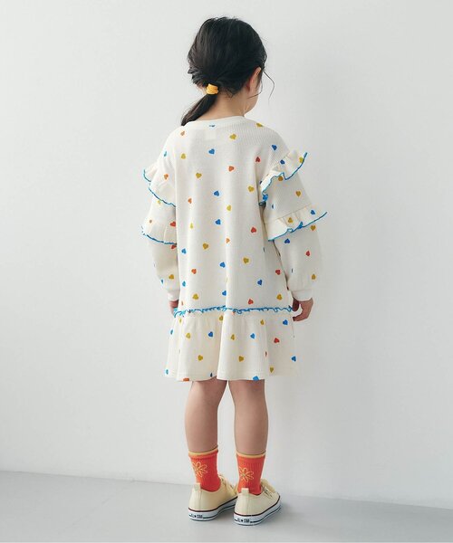 BREEZE（ブリーズ）の「GIRLSモチーフソックス（ソックス/靴下・キッズ・オレンジ/ライム/ブラック/ピンク・15 /18/21）」の12枚目の写真