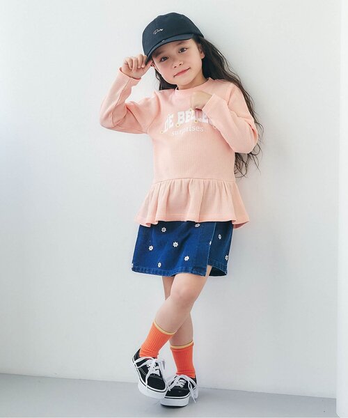 BREEZE（ブリーズ）の「GIRLSモチーフソックス（ソックス/靴下・キッズ・オレンジ/ライム/ブラック/ピンク・15 /18/21）」の13枚目の写真