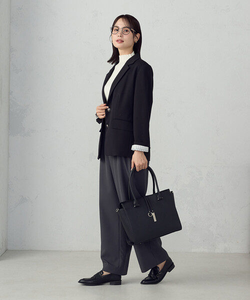 COMME CA ISM(コムサイズム)の「ブレザージャケット / セットアップ対応(テーラードジャケット・レディース・ネイビー/ブラック・SMALL/MEDIUM/LARGE/X-LARGE)」の10枚目の写真