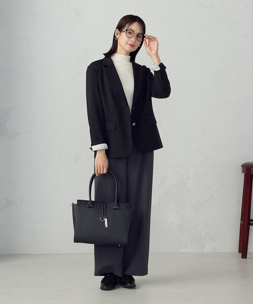 COMME CA ISM(コムサイズム)の「ブレザージャケット / セットアップ対応(テーラードジャケット・レディース・ネイビー/ブラック・SMALL/MEDIUM/LARGE/X-LARGE)」の11枚目の写真