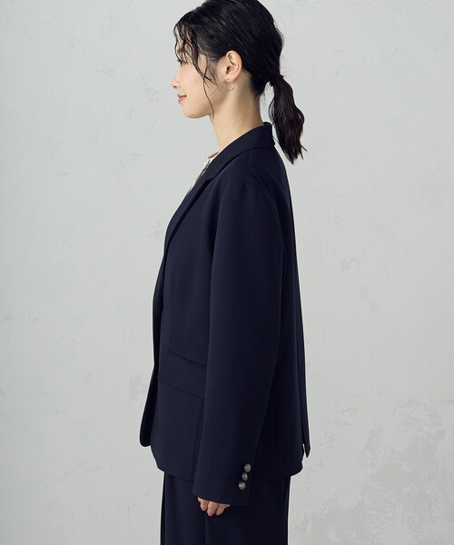 COMME CA ISM(コムサイズム)の「ブレザージャケット / セットアップ対応(テーラードジャケット・レディース・ネイビー/ブラック・SMALL/MEDIUM/LARGE/X-LARGE)」の20枚目の写真