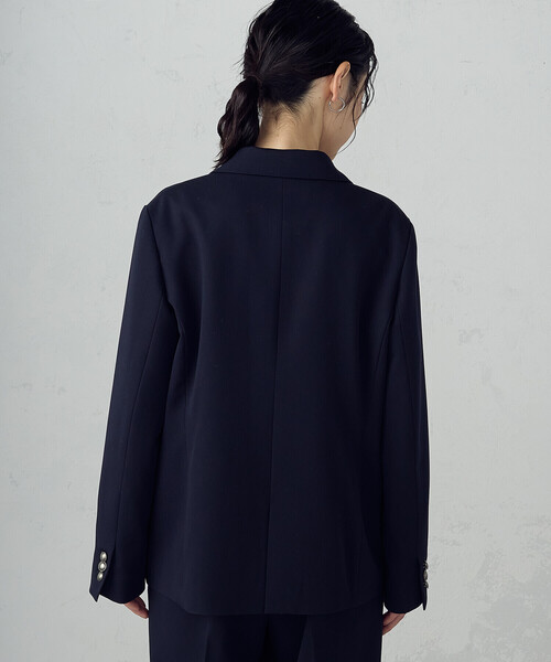COMME CA ISM(コムサイズム)の「ブレザージャケット / セットアップ対応(テーラードジャケット・レディース・ネイビー/ブラック・SMALL/MEDIUM/LARGE/X-LARGE)」の21枚目の写真