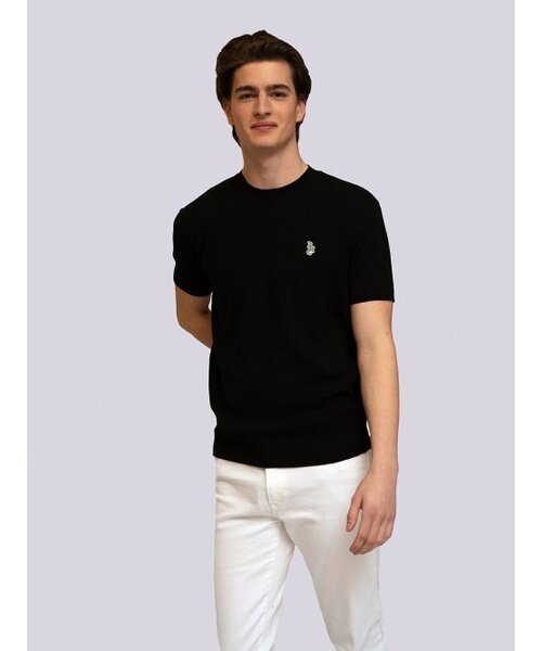 ROYAL CLUB HOLIDAY(ロイヤルクラブホリデー)の「RCH ヘクスリー ニット半袖Tシャツ ブラック(Tシャツ/カットソー・メンズ・その他・MEDIUM/LARGE)」の8枚目の写真