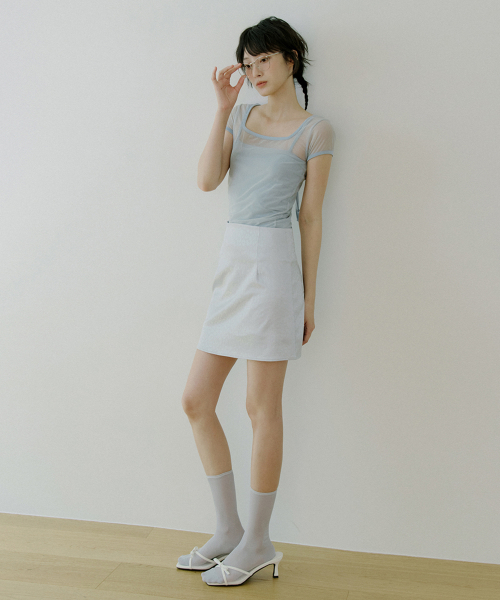 REORG(リオルグ)の「WOI LEOPARD MINI SKIRT SILVER(スカート・レディース・その他・SMALL/MEDIUM/LARGE)」の4枚目の写真
