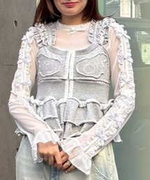 Candy Stripper | 2WAY CORSET ビスチェ(その他トップス)