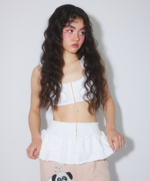 Candy Stripper(キャンディストリッパー)の「2WAY CORSET ビスチェ(その他トップス・レディース・ブラック/ヘザーグレー/オフホワイト・FREE)」の6枚目の写真