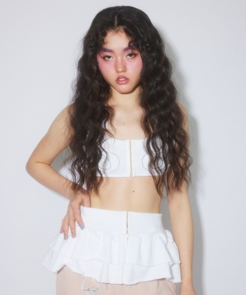 Candy Stripper(キャンディストリッパー)の「2WAY CORSET ビスチェ(その他トップス・レディース・ブラック/ヘザーグレー/オフホワイト・FREE)」の7枚目の写真