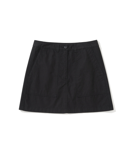 UNIFORM BRIDGE(ユニフォームブリッジ)の「carpenter mini skirt(womens) black(スカート・レディース・その他・S/M)」の1枚目の写真