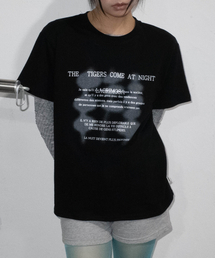 CHICKS（チックス）の「タイガー 半袖Tシャツ ブラック（Tシャツ/カットソー）」