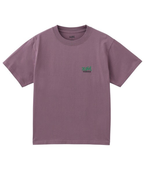 X-girl（エックスガール）の「TRIPLE LOGO S/S TEE（Tシャツ/カットソー・レディース・ブラック/ホワイト/パープル・S/M/L）」の10枚目の写真