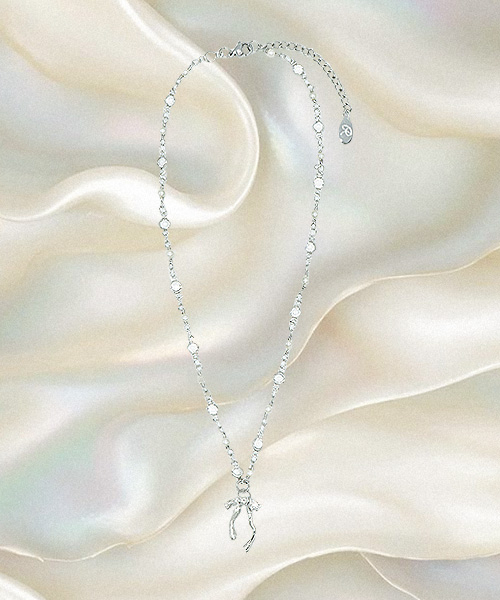 セール】Glow shine ribbon Necklace（ネックレス）｜RANDOMOFF
