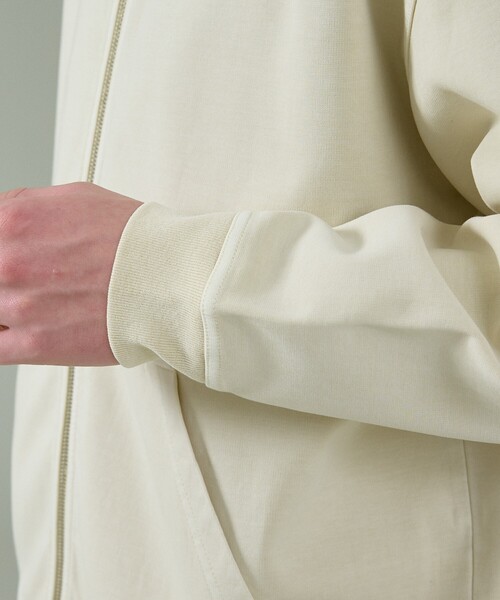 ABAHOUSE（アバハウス）の「フェード ポンチ　ダブルジップパーカー（パーカー・メンズ・チャコールグレー/ピンク/アイボリー/サックスブルー・48/46）」の10枚目の写真