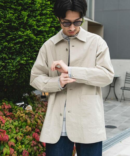URBAN RESEARCH DOORS（アーバンリサーチドアーズ）の「バイオウォッシュ カバーオール ミドルジャケット（カバーオール・メンズ・チャコールグレー/グレー・LARGE/MEDIUM）」の11枚目の写真