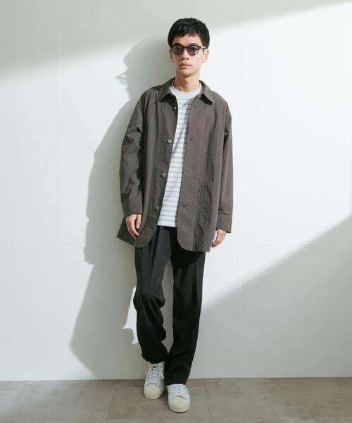 URBAN RESEARCH DOORS（アーバンリサーチドアーズ）の「バイオウォッシュ カバーオール ミドルジャケット（カバーオール・メンズ・チャコールグレー/グレー・LARGE/MEDIUM）」の17枚目の写真