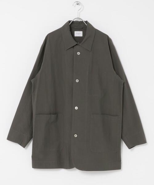 URBAN RESEARCH DOORS（アーバンリサーチドアーズ）の「バイオウォッシュ カバーオール ミドルジャケット（カバーオール・メンズ・チャコールグレー/グレー・LARGE/MEDIUM）」の9枚目の写真