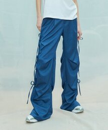 L9 RIBBON EYELET POINT PANTS(BLUE)