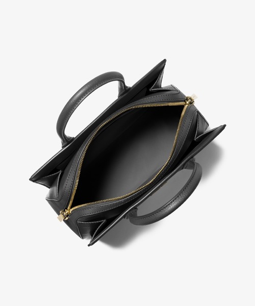 MICHAEL KORS(マイケルコース)の「LAILA レザー サッチェル ミディアム(ハンドバッグ・レディース・ブラック・FREE)」の3枚目の写真