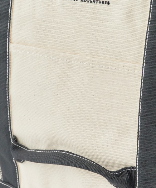 NANGA（ナンガ）の「NANGA/ナンガ GEAR CANVAS TOTE BAG キャンバス トートバッグ 2026年 夏 夏服（トートバッグ・メンズ・ホワイト・FREE）」の9枚目の写真