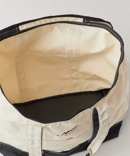 NANGA（ナンガ）の「NANGA/ナンガ GEAR CANVAS TOTE BAG キャンバス トートバッグ 2026年 夏 夏服（トートバッグ・メンズ・ホワイト・FREE）」の6枚目の写真