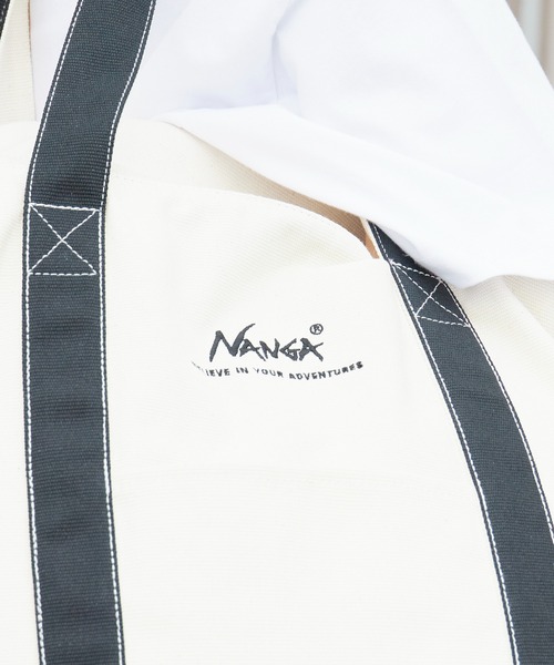 NANGA（ナンガ）の「NANGA/ナンガ GEAR CANVAS TOTE BAG キャンバス トートバッグ 2026年 夏 夏服（トートバッグ・メンズ・ホワイト・FREE）」の16枚目の写真