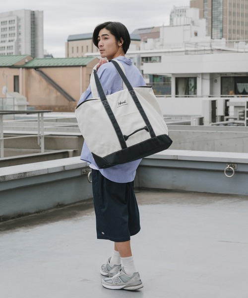 NANGA（ナンガ）の「NANGA/ナンガ GEAR CANVAS TOTE BAG キャンバス トートバッグ 2026年 夏 夏服（トートバッグ・メンズ・ホワイト・FREE）」の21枚目の写真
