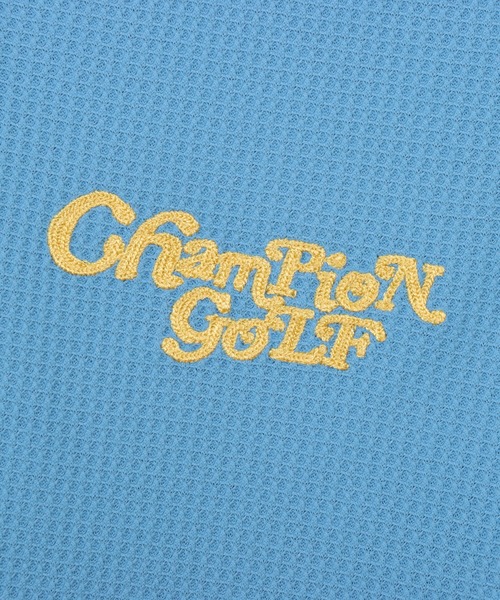 Champion Golf（チャンピオンゴルフ）の「【Champion/チャンピオン】レディース GOLF ショートスリーブポロシャツ（ポロシャツ・レディース・オフホワイト/スカイブルー/ブラック/ネイビー・LARGE/MEDIUM）」の14枚目の写真