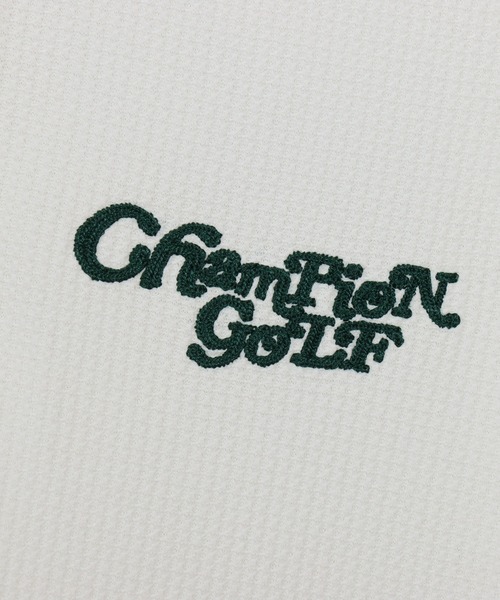 Champion Golf（チャンピオンゴルフ）の「【Champion/チャンピオン】レディース GOLF ショートスリーブポロシャツ（ポロシャツ・レディース・オフホワイト/スカイブルー/ブラック/ネイビー・LARGE/MEDIUM）」の20枚目の写真